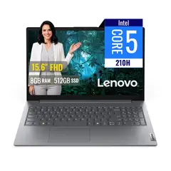 LENOVO - Laptop V15 G5 IRL Core 5 210H 8GB DDR5 SSD 512GB 15.6 FHD FreeDOS.