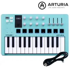 ARTURIA - Minilab 3 Aquamarine Blue - Controlador MIDI de 25 teclas