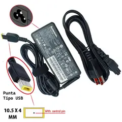 GENERICO - CARGADOR PARA LAPTOP LENOVO 20V 3.25A 65W PUNTA USB