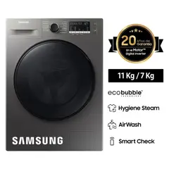 SAMSUNG - LAVASECA 11 KG 7 KG CARGA FRONTAL WD11T4046BX/PE