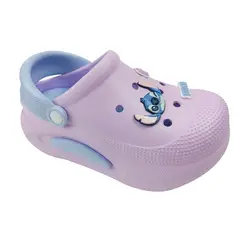 LILO & STITCH - Sandalias Mujer Clog Casual Stitch Lila