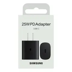 SAMSUNG - Adaptador 25W Original Para A25 - Negro