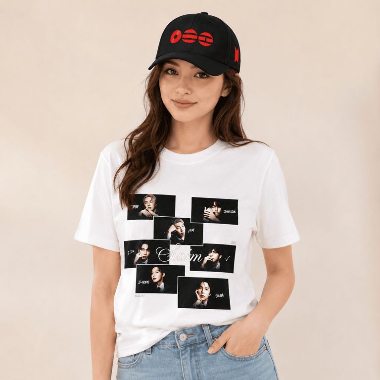 POLO BTS + GORRA BTS PARA FANS ARMYS