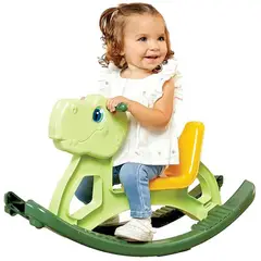 LITTLE TIKES - Dino Balancín Little Easy Rockin Dino Mecedor Seguro Primeras Aventuras