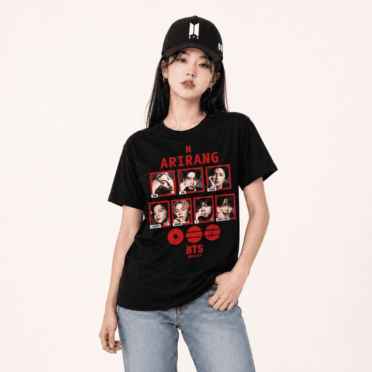 POLO BTS ARIRANG + GORRA BTS PARA FANS ARMYS