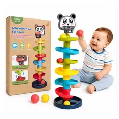 GENERICO - Torre Espiral de Pelotas Osito 7 niveles