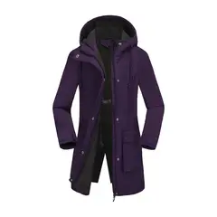 GIOIO - Cortaviento Mujer Impermeable Forro Polar