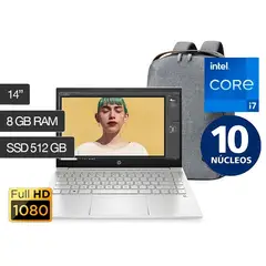 HP - Laptop Pavilion 14-dv2007la Intel Core i7-1255U 8GB RAM DISCO 512GB 14 FHD WINDOWS 11+ MOCHILA