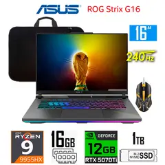 ASUS - Laptop Rog Strix G16 16″ 2.5K 240Hz Ryzen 9-9955HX Nvidia 12gb RTX5070ti 16gb Ram 1tb Ssd
