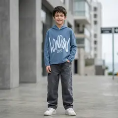 LE PETIT COMPANY - Polo Niño Azul Algodón - ANG Kidz