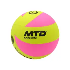 MTD - KIT VÓLEY PRO - PELOTA TALLA 5 PU FUCSIA+ RODILLERA GEL + 10 NUDILLOS - ADULTO
