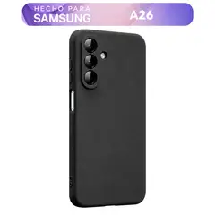 CASE - Funda De Silicona Negro Para Samsung A26 Silicone