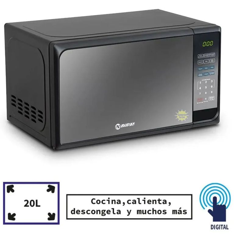 Horno Microondas HMM-20N 20 Litros Compacto, Práctico y Eficiente