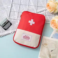 KAST PE - Mini Botiquin de Mano Kit de Emergencia Compacto y Práctico - Rojo