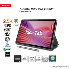 LENOVO - TABLET IDEA TAB TB336FU MEDIATEK 6300 OCTA-CORE 4GB RAM 128GB 11" 2.5K 90hZ 7000MAH