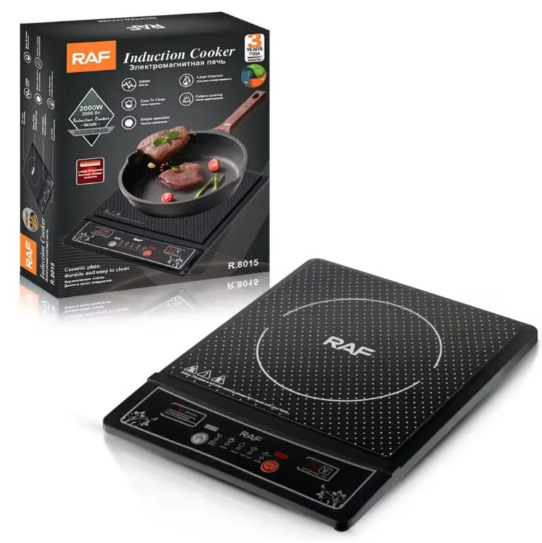 Cocina De Inducción RAF R.8015 1 Hornilla Pantalla LED 2000W