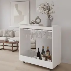 AMBIHOME - Mini Bar Moderno BarHaus color blanco Ambienta Home