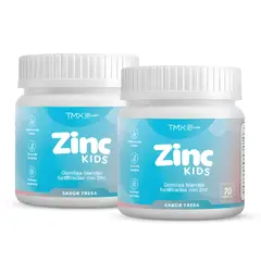 TMX - PACK X 02 - ZINC KIDS Wellness - Gomitas Zinc Niños 70 Gomitas Fresa