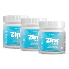 TMX - PACK X 03 - ZINC KIDS Wellness - Gomitas Zinc Niños 70 Gomitas Fresa