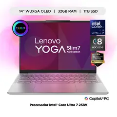 LENOVO - Laptop Yoga Slim 7i Aura Edition Core Ultra 7 258V 14" 1TB SSD 32GB RAM
