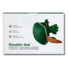 OEM - Masajeador de Cuello y Hombros Eléctrico con Calor Relajante y Masaje Profundo Portátil
