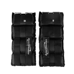 SPORTFITNESS - Tobillera muñequera ajustable con peso arena - 2kg