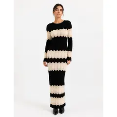 KUKUYU - Vestido de hilo tejido para mujer Mila