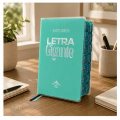 OEM - Biblia Reina Valera 1960 - Color Verde Menta Con Forro Transparente Y Tabs