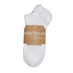 MINTANA - PACK 3 MEDIAS TOBILLERAS ALGODON HOMBRE