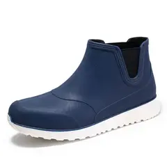 VATYERTY - Botas de lluvia para hombre resistentes al desgaste impermeables y antideslizantes