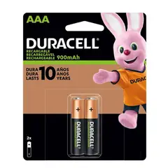 Duracell - PILA RECARGABLE AAA BLISTER X 2