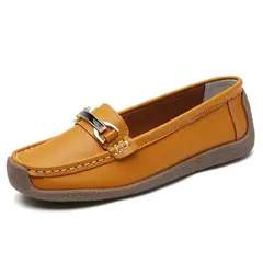 VATYERTY - Mocasines elegantes sin cordones para mujer suaves y cómodos