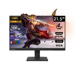 LENOVO - Monitor L22-4e 21.5 Pulg 1920x1080 WLED FHD IPS 100Hz HDMI VGA