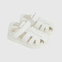 COLLOKY - Sandalia Casual Caminante Niña Blanco