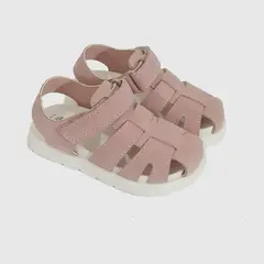 COLLOKY - Sandalia Casual Caminante Niña Rosado