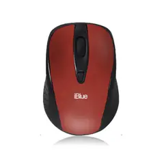 IBLUE - Mouse Inalámbrico XMK-252 Óptico 1600 DPI Rojo