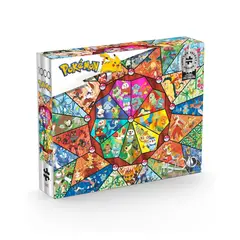 POKEMON - Stained Glass Starters 1000 Piezas