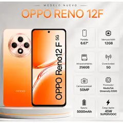 OPPO - CELULAR RENO 12F 256 GB 12GB RAM NARANJA