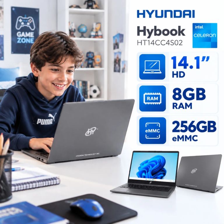 Hybook HT14CC4S02 Celeron N4020, 8GB RAM, 256GB eMMC, 14.1″ HD,