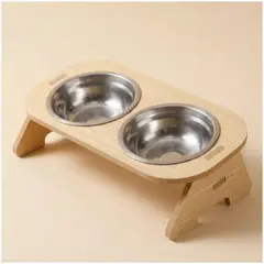 PIA HOME - Plato Elevado para mascota 33.5x12.5x8.5cm