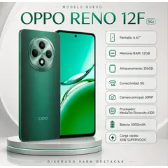 OPPO - CELULAR RENO 12F 256 GB 12GB RAM VERDE