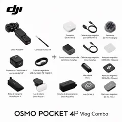 DJI - Osmo Pocket 4P Vlog Combo Doble Lente Camara de Accion