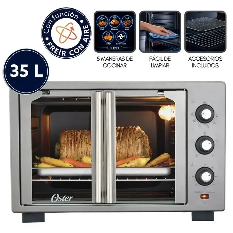 Horno con Freidora de Aire 35 Litros TSSTTV35FDMAFNS-053