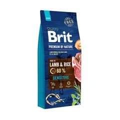BRIT - Premium By Nature Adult Lamb Sensitive 15 Kg