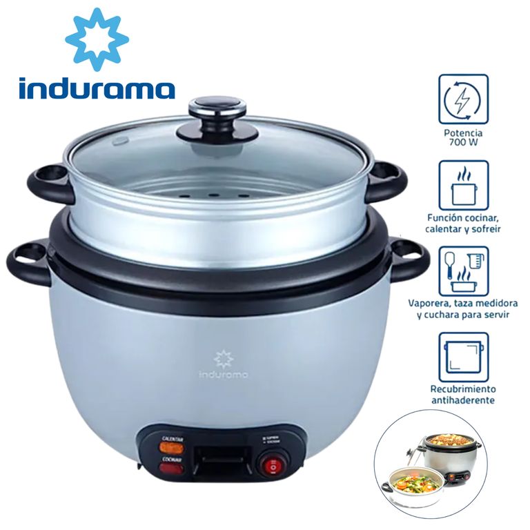Olla arrocera 1.8LT OAI-GR18 Gris