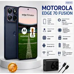 MOTOROLA - Celular Moto Edge 70 Fusion 8GB - 256GB AZUL