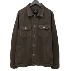 ABORIGEN - Casaca Jean Bull Denim Marron de Hombre -