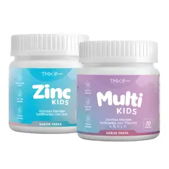 TMX - MULTI KIDS - Gomitas Multivitaminas Niños + ZINC KIDS - Gomitas de Zinc para Niños