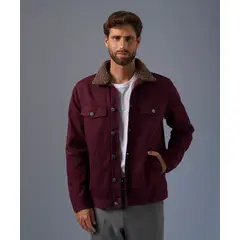 Mbo - Casaca de Jean 100% Algodón con Sherpa