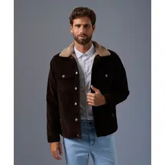 Mbo - Casaca Corduroy 100% Algodón con Sherpa